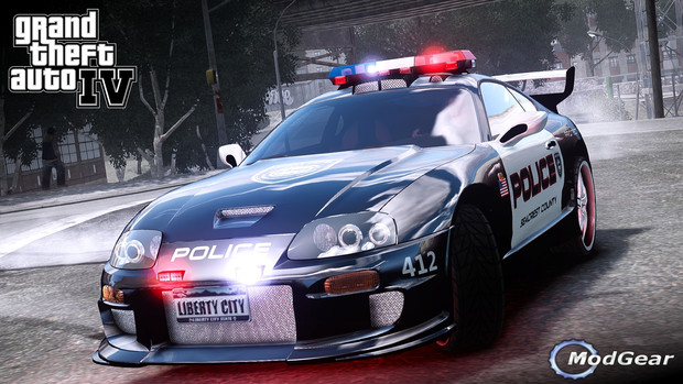 toyota supra police #7