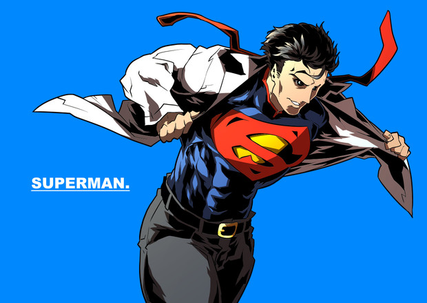 スーパーマンの変身シーン