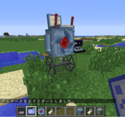 #minecraft 試作型全自動草刈りロボット #Jointblock