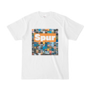 シンプルデザインTシャツ Spur_BOX104(ORANGE)