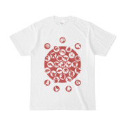 シンプルデザインTシャツ M_Ladybird(BROWN)
