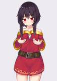 貧乳を気にするめぐみん