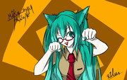 初音ミク＝д＝ニャンにゃんネコミミ♪