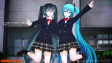 【MMD】みんなカワイくなあれ！【ダブルHI！JKミク】