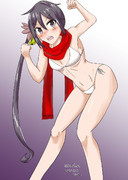 水着マフラー曙