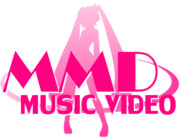 MMD MUSIC VIDEO LOGO ピンク