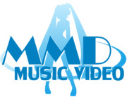 MMD MUSIC VIDEO LOGO ブルー