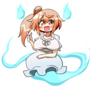 おばけなささらちゃんの簡単な立ち絵