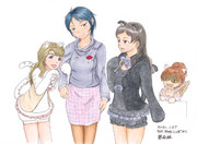 コピック着色 るみ・みゃお・しっぽ・みく