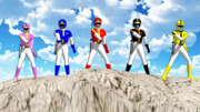 【MMD】ダイナマン！全員集合！