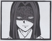 切り絵　産屋敷耀哉