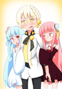 初めての後輩に浮かれる姉妹と弓鶴くん