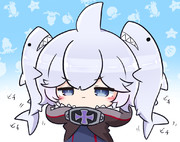 コバンザメ ニコニコ静画 イラスト