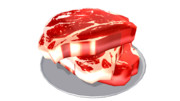 分厚いお肉３枚【アクセサリ配布】