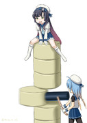 だるま落とし ニコニコ静画 イラスト