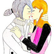 キス寸前 ニコニコ静画 イラスト