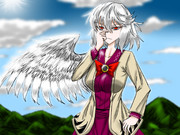 地上で写真撮影