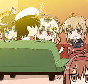 提督がウトウトしていると