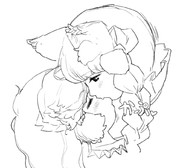 お空を鼻カプするお燐