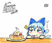 シロノワールとチルノちゃん❄️