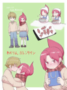 バレンタイン絵