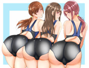 みゆみなゆかり競泳水着