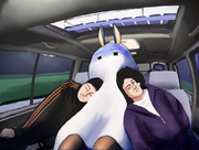 大泉洋とミスターに枕代わりにされるニトクリス