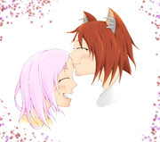 おでこにキス ニコニコ静画 イラスト