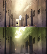 たまに明るい廊下