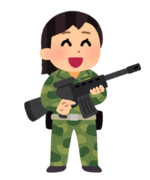 「どこにでもいる女」イラス・トヤ【陸軍】