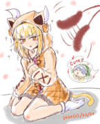 猫耳フード ニコニコ静画 イラスト