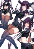 縦セタ楊貴妃ちゃん　黒インナー差分