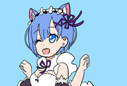 猫耳レムにゃん