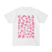 シンプルデザインTシャツ MONSTER☆43MAP(VIOLET)