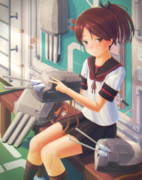 敷波ちゃんVサイン