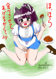 きりたんがひざまくらでナポリタンをあーんしてくれる神シチュ