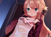 「……っ！！　だ、だれ？！」