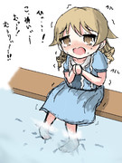 ドクターフィッシュを体験する森久保乃々