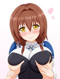 セルフ胸タッチみやびちゃん