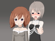 ゾンビちゃんに狙われる唯ちゃん