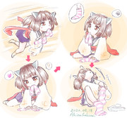 野生のきりたん４コマ