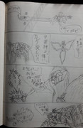カンブリアソード四コマ漫画　※アナログ注意