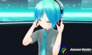 Kemika Mikuo Playing Tunes On Headphones