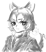 イエイヌ落書き