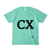 Tシャツ アイスグリーン 文字研究所 CX