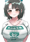 高雄さんにおもしろTシャツ着せてみた