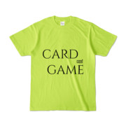 Tシャツ ライトグリーン 文字研究所 CARD GAME