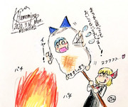 ル「やっぱ焼きマシュマロが一番だよね♥️」