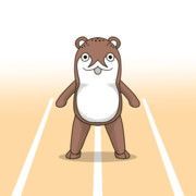 反復横跳びをするボクカワウソ(テンポUPVer)