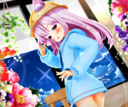 【今日のきさらぎちゃん】パーカーきさらぎちゃんの おしり…♡